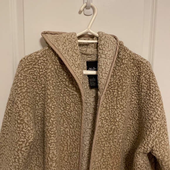 Me Jane Teddy Bear Oversized Open Face Shacket - Picture 2 of 7